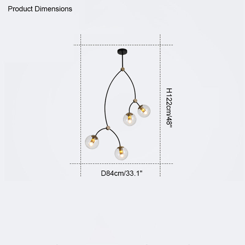 Diff Branching Bubble Chandelier-DF2141