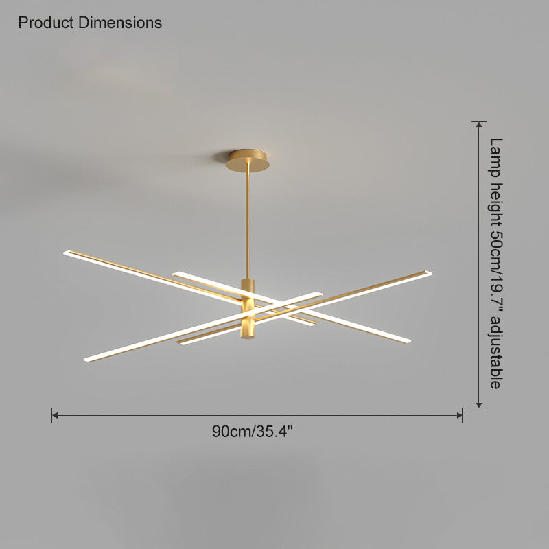 Diff Adjustable Linear Led Chandelier-DF2026