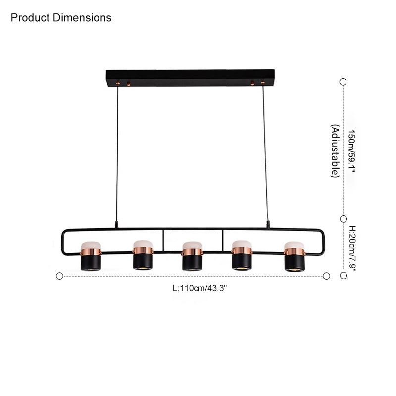 Diff Linear Spotlight Kitchen Pendant Light-DF2019