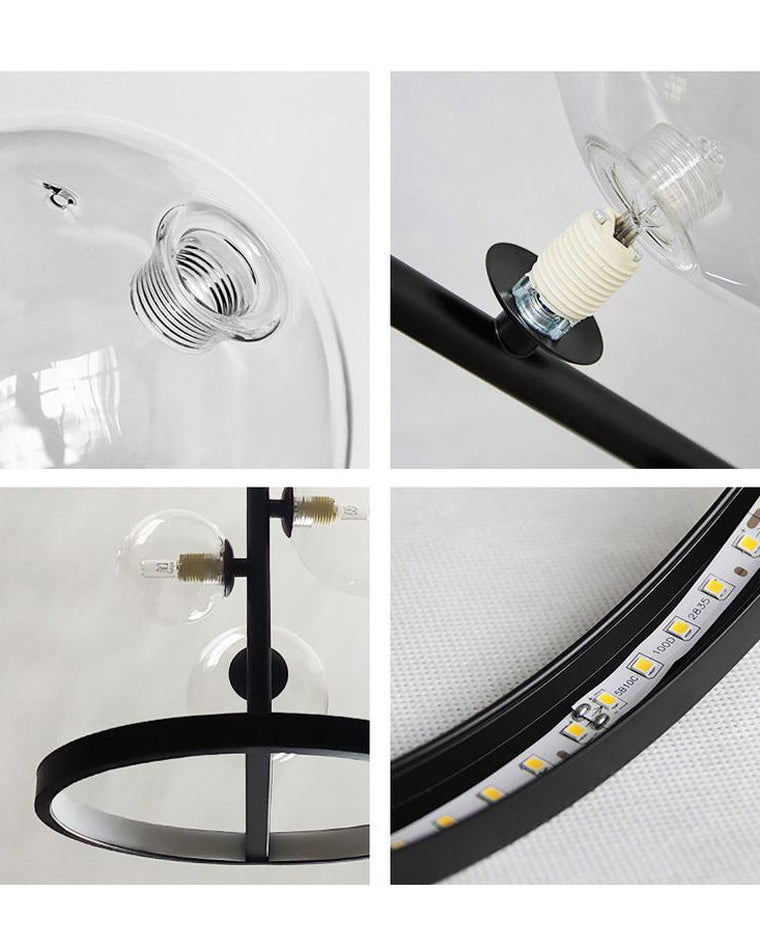 Diff Vertical Glass Bubble Chandelier-DF2293