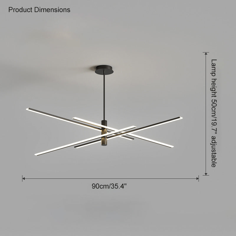 Diff Adjustable Linear Led Chandelier-DF2026