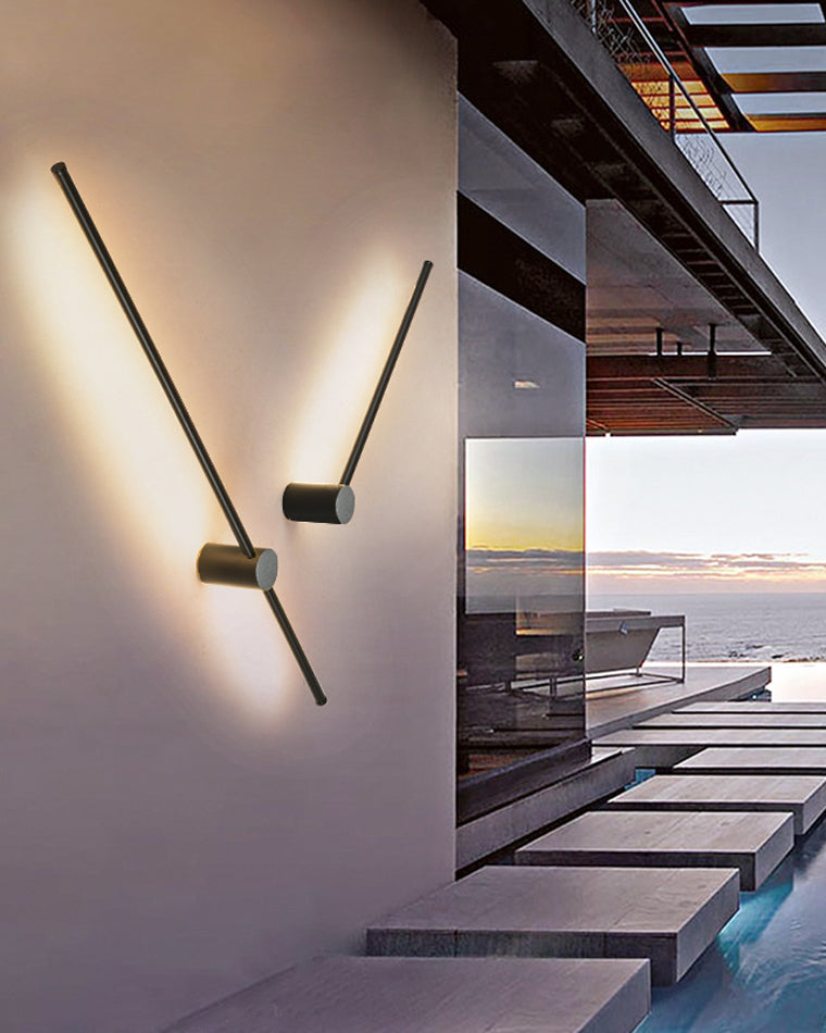 Diff Rotating Linear Track Wall Outdoor Light-DF9014