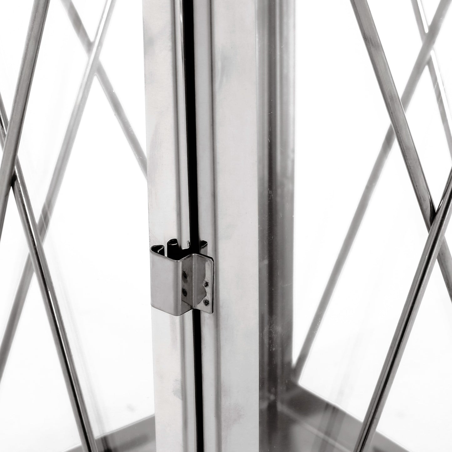 DEBORAH 14"H STAINLESS STEEL LANTERN