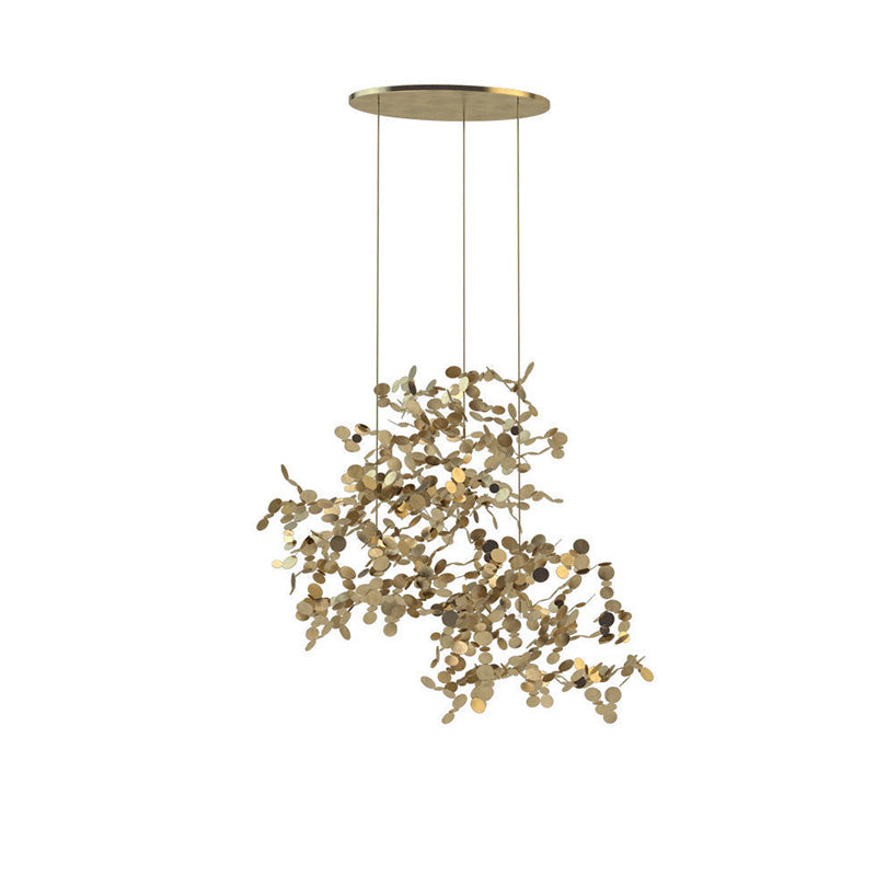 Diff Argent/Gold Cloud Multi Pendant Chandelier-DF2042