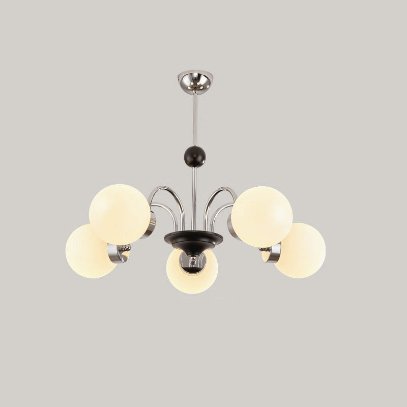 Diff Art Deco Frosted Glass Globe Chandelier-DF2304