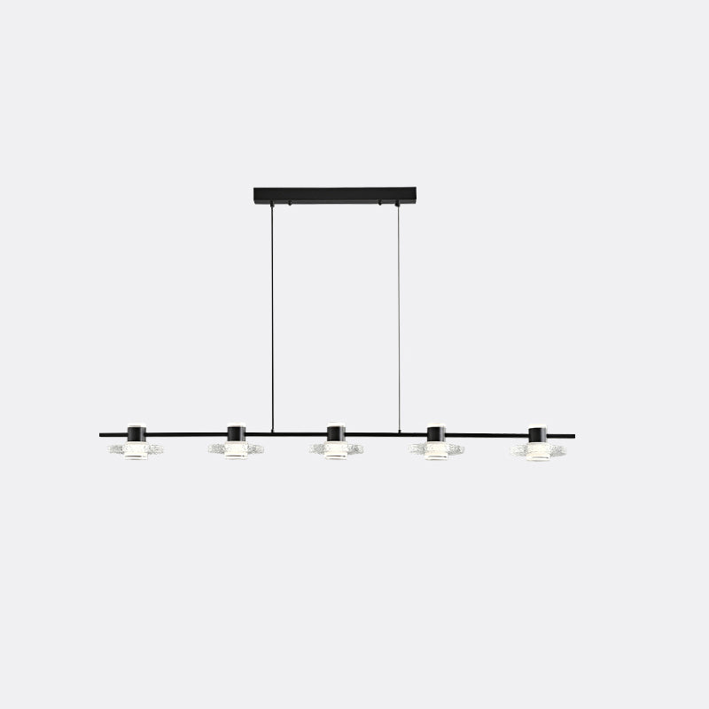Diff Black Linear Chandelier-DF2222