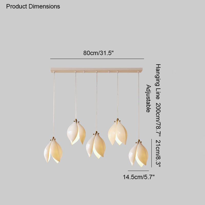 Diff Magnolia Petal Pendant Chandelier-DF2106