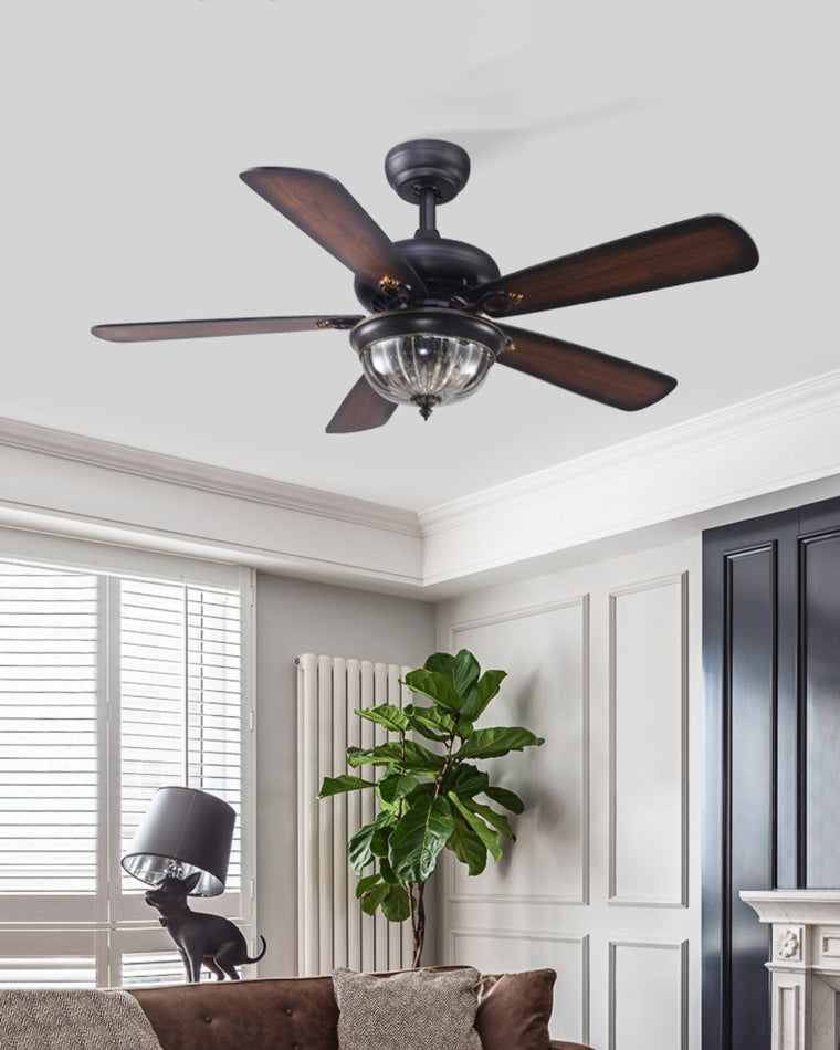 Diff 42"&52" Modern Farmhouse Wood Ceiling Fan with Light-DF5011