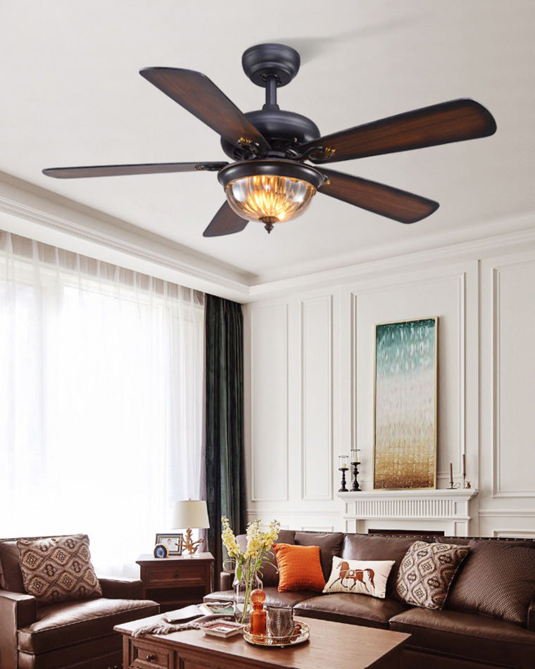 Diff 42"&52" Modern Farmhouse Wood Ceiling Fan with Light-DF5011