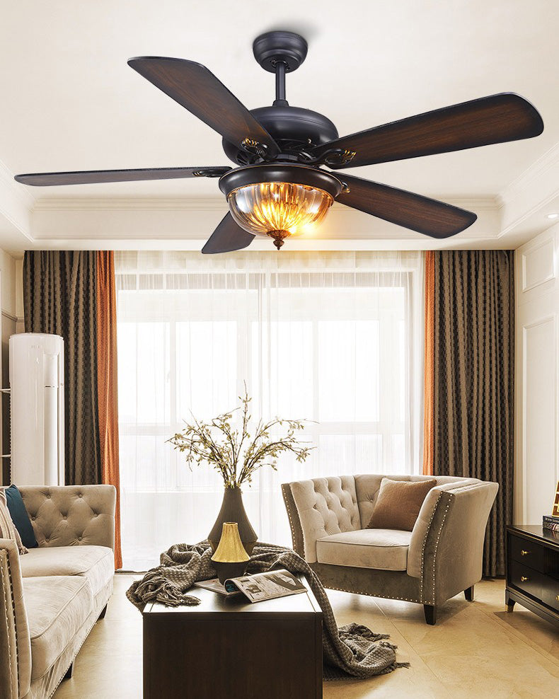 Diff 42"&52" Modern Farmhouse Wood Ceiling Fan with Light-DF5011