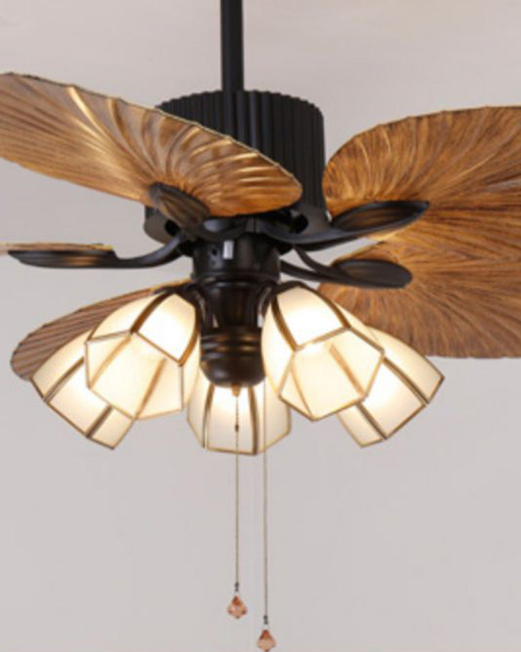 Diff 52" Tropical Leaf Ceiling Fan Chandelier-DF5012