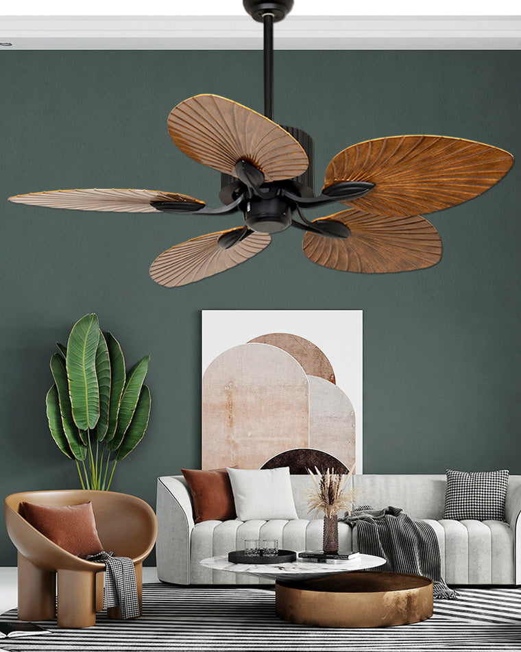 Diff 52" Tropical Leaf Ceiling Fan Chandelier-DF5012