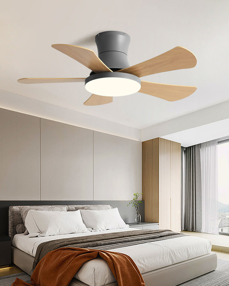 Diff 42"/52" Low Profile Ceiling Fan with Dimmable Light-DF5014