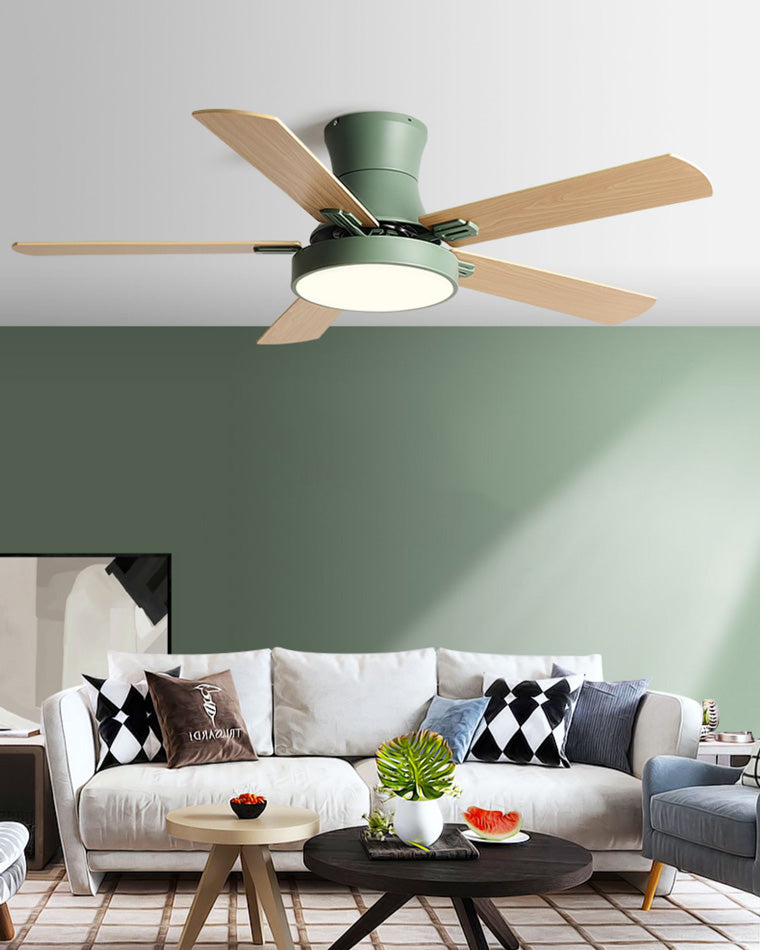 Diff 42"/52" Low Profile Ceiling Fan with Dimmable Light-DF5014