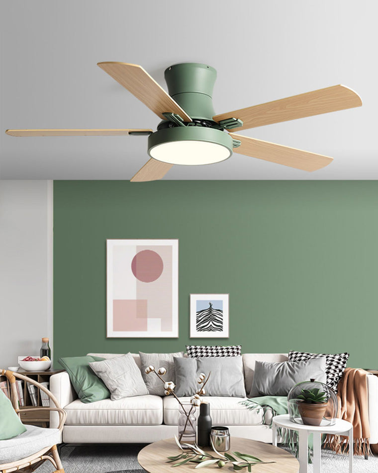 Diff 42"/52" Low Profile Ceiling Fan with Dimmable Light-DF5014