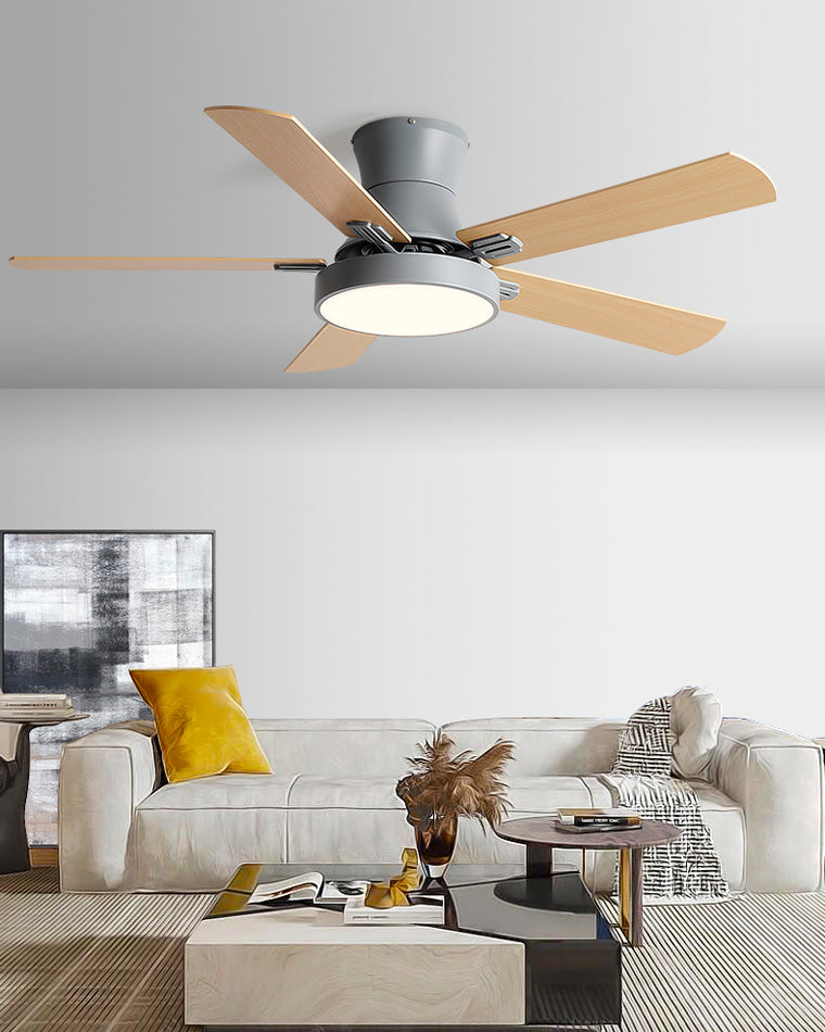 Diff 42"/52" Low Profile Ceiling Fan with Dimmable Light-DF5014