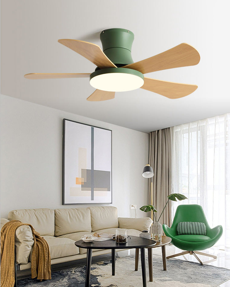 Diff 42"/52" Low Profile Ceiling Fan with Dimmable Light-DF5014