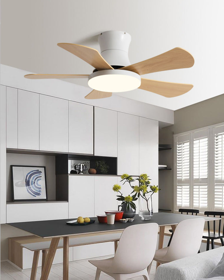 Diff 42"/52" Low Profile Ceiling Fan with Dimmable Light-DF5014