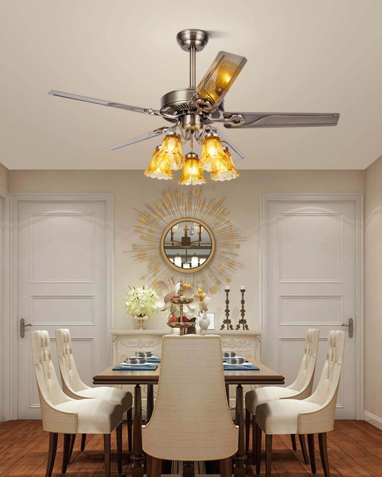 Diff 42"/52" Ceiling Fan Chandelier with Pull Chain-DF5018