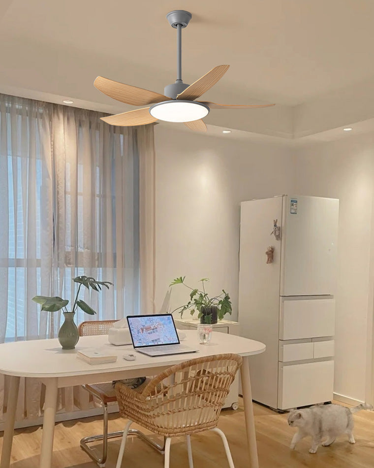 Diff 42" Low Profile Ceiling Fan with Dimmable Light-DF5020