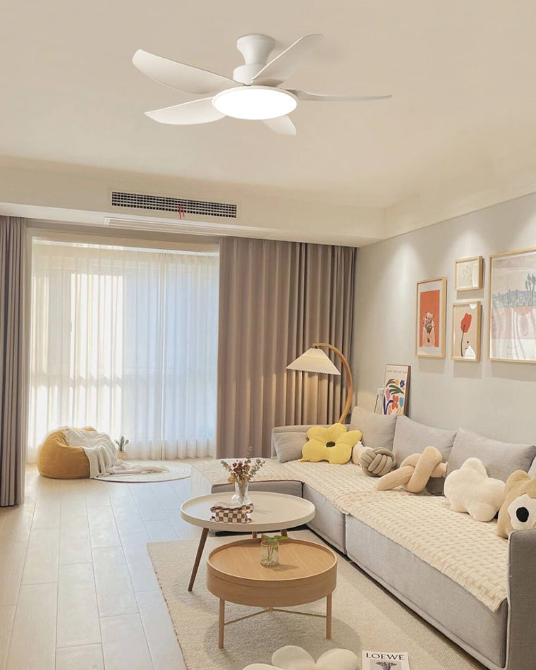 Diff 42" Low Profile Ceiling Fan with Dimmable Light-DF5020