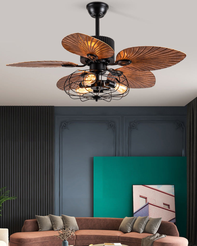 Diff 52" Industrial Tropical Ceiling Fan Chandelier-DF5021