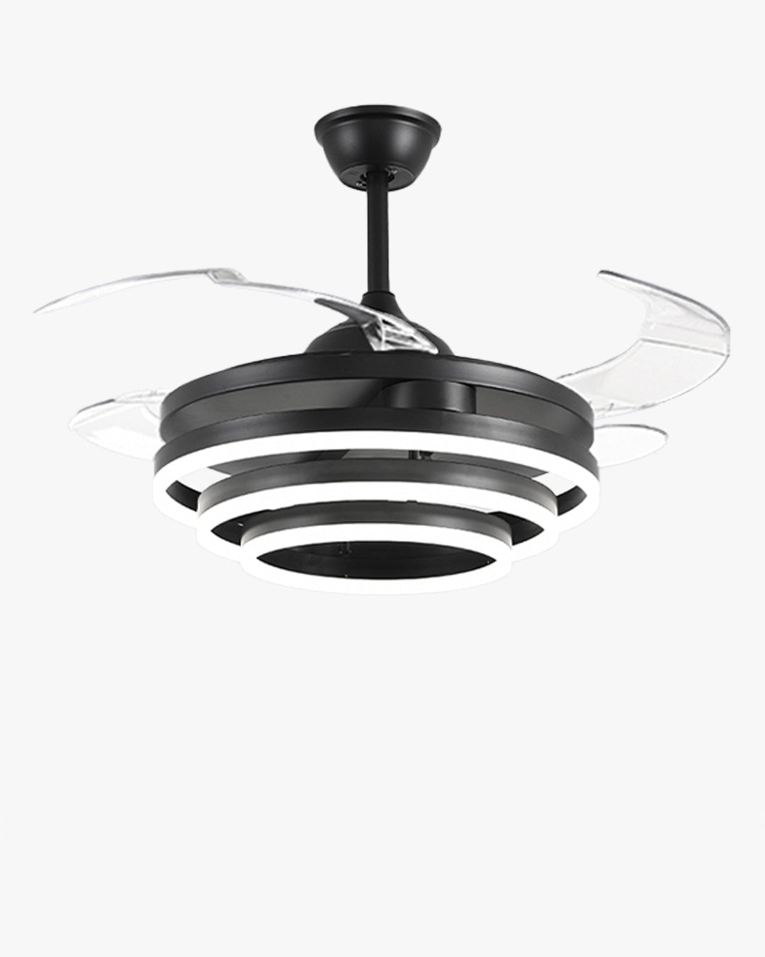 Diff 42" Hugger Ceiling Fan Chandelier with Remote-DF5028