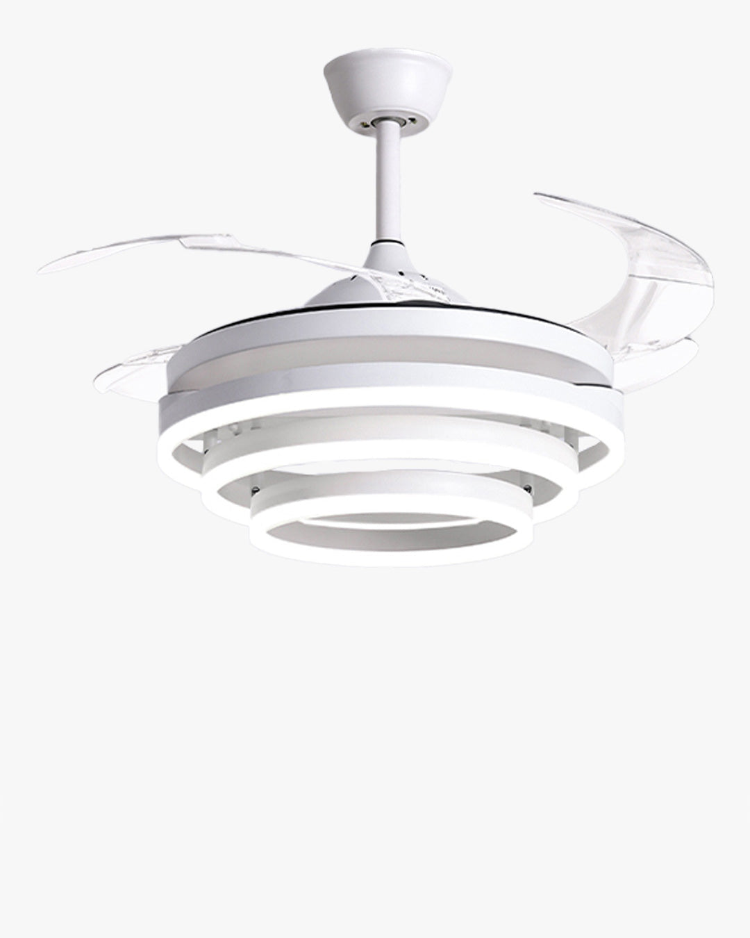 Diff 42" Hugger Ceiling Fan Chandelier with Remote-DF5028