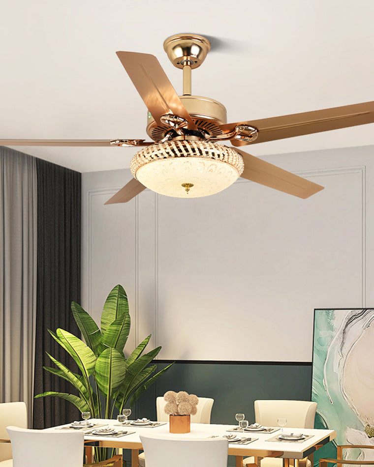 Diff 52" Reversible Slimline Ceiling Fan with Dimmable Light-DF5030