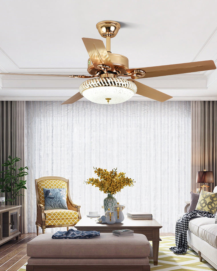 Diff 52" Reversible Slimline Ceiling Fan with Dimmable Light-DF5030