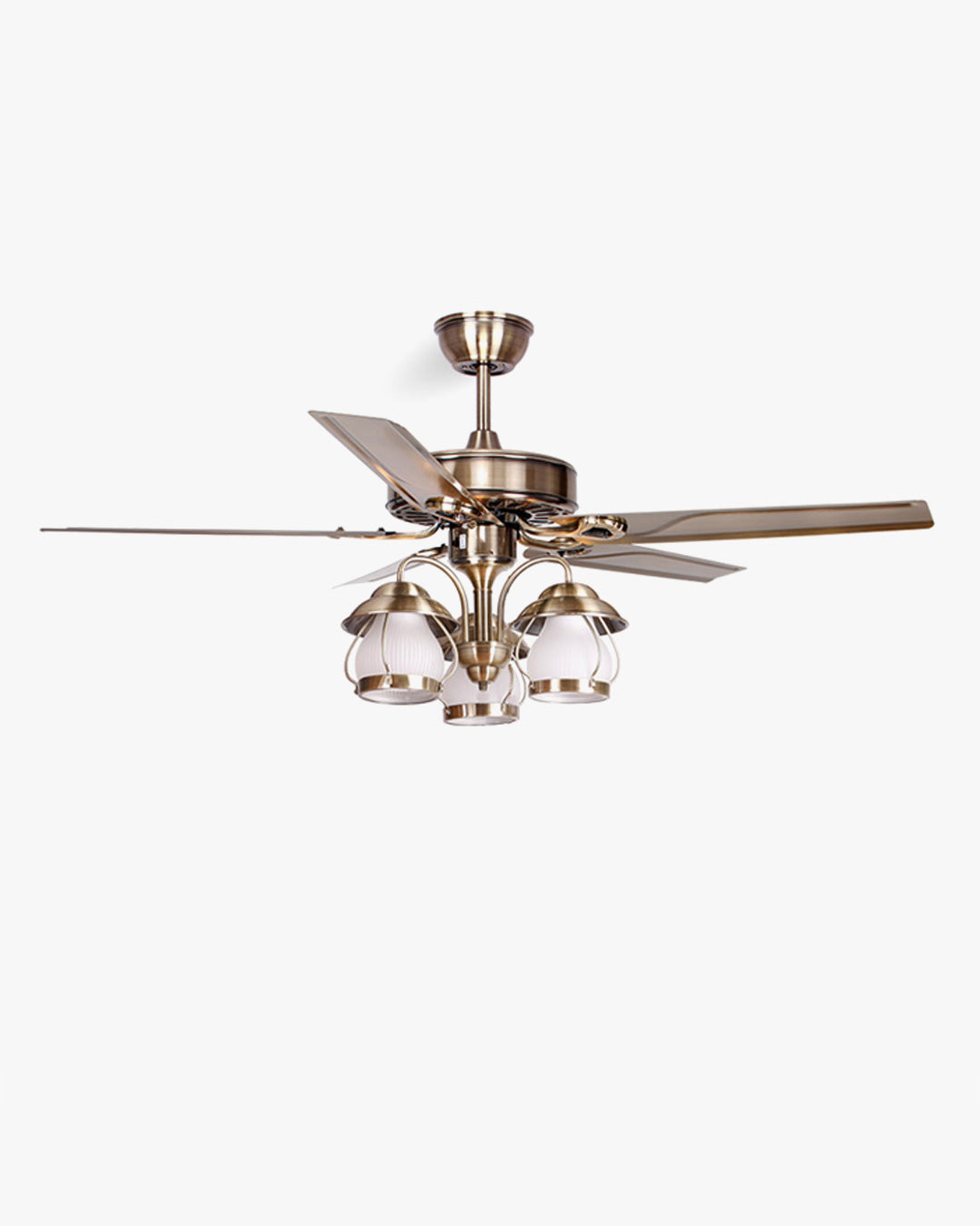 Diff 52" Vintage Reversible Slimline Ceiling Fan Chandelier-DF5031