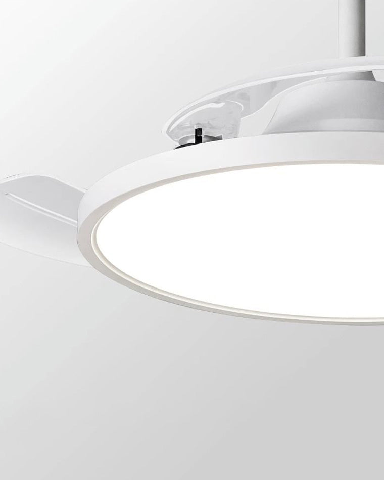 Diff 42" Hugger Ceiling Fan Lamp with Dimmable Light-DF5035