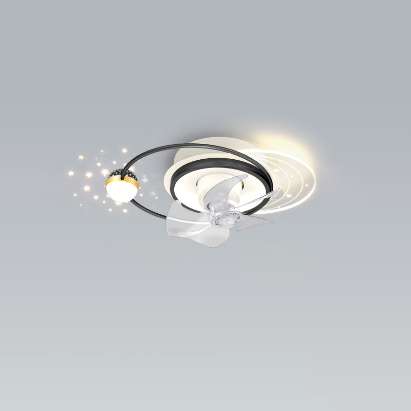 Diff Oscillating Remote Ceiling Fan with Dimmable Light-DF5044