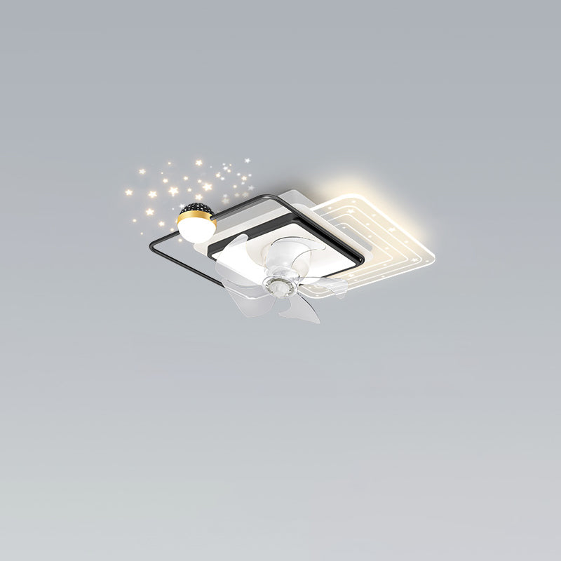 Diff Oscillating Remote Ceiling Fan with Dimmable Light-DF5044