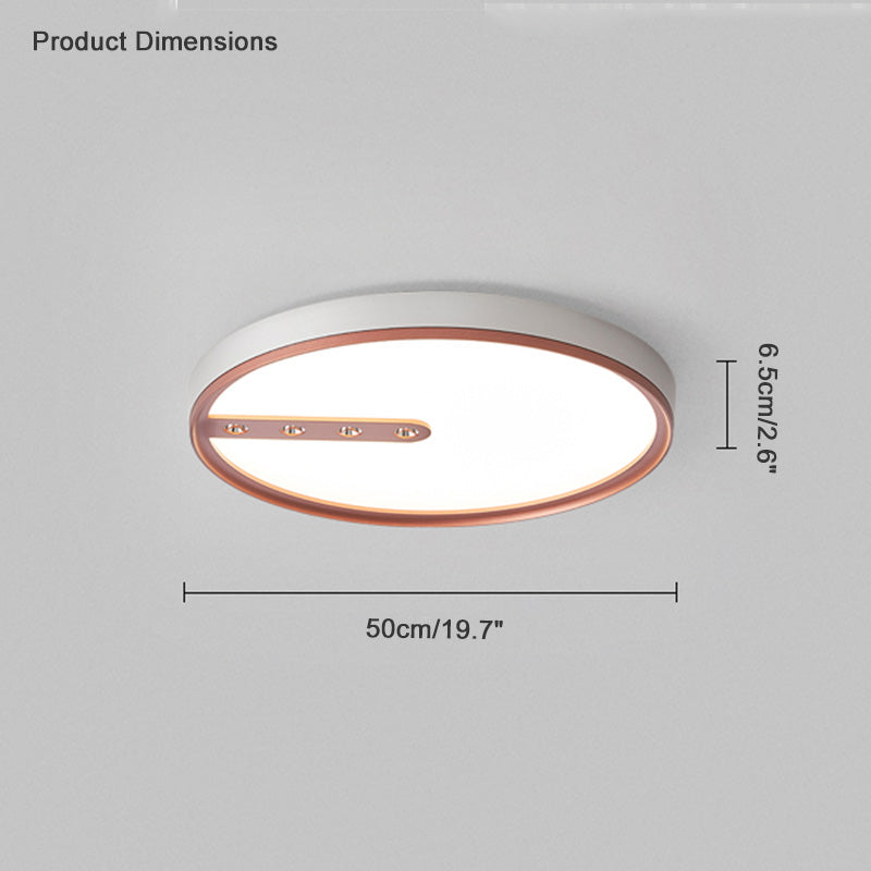 Diff Polo Low Profile Round Ceiling Light-DF1066