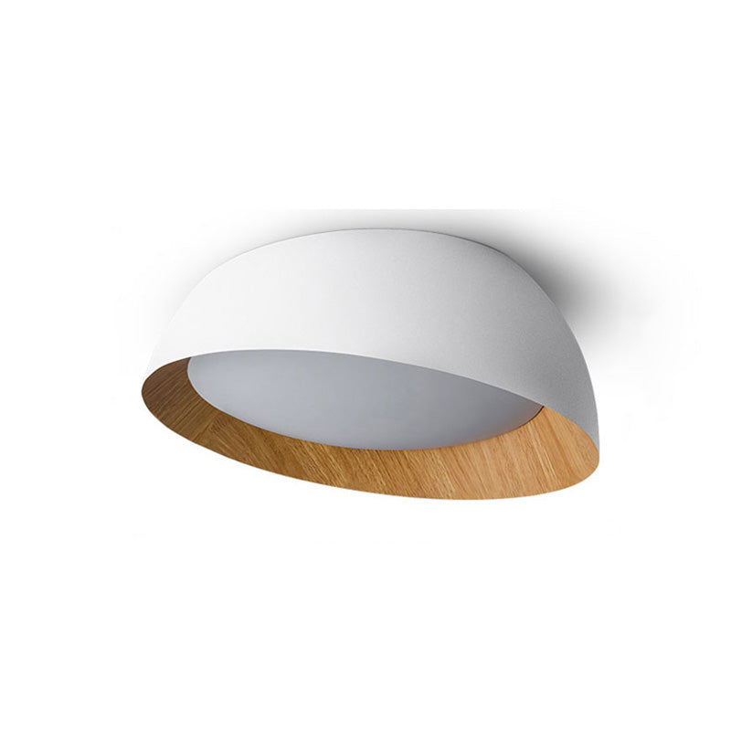 Diff Wood Grain Asymmetrical Flush Mount Ceiling Light-DF1016