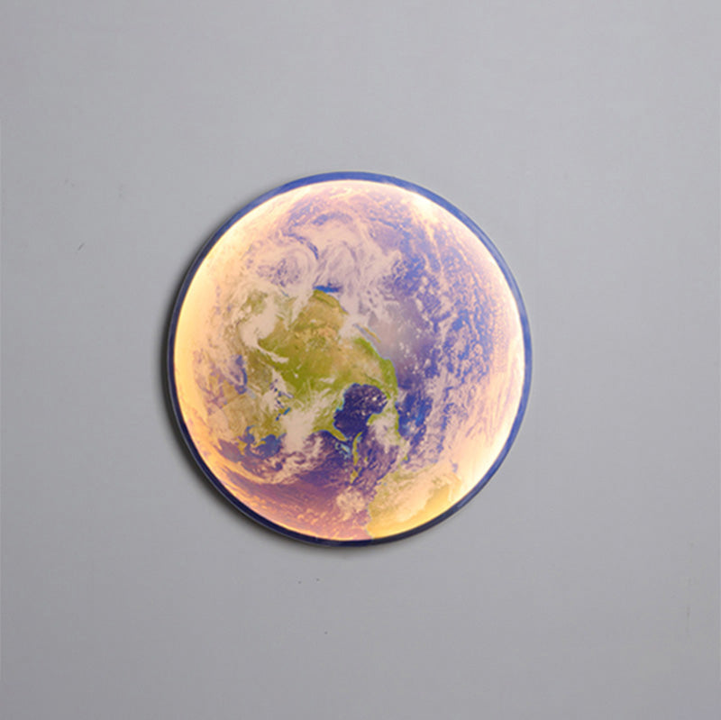 Diff Moon/Earth Round Wall Sconce-DF6102
