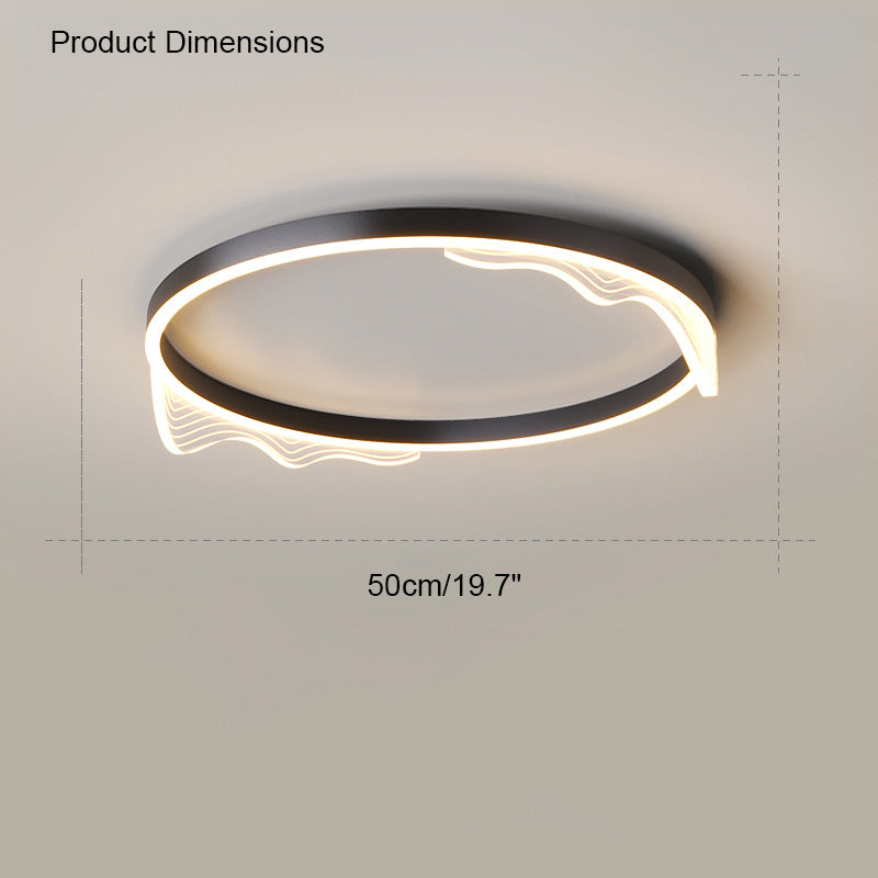 Diff Wavy Round Integrated Led Ceiling Light-DF1035