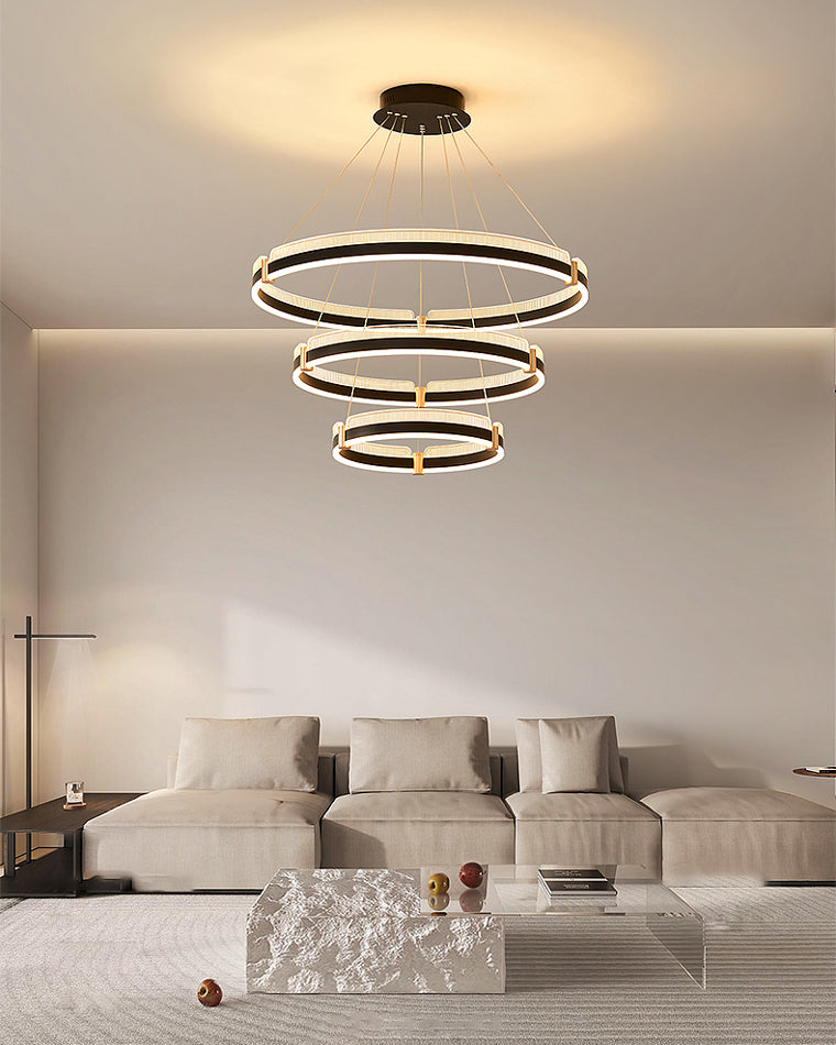 Diff Tiered Circular Led Chandelier-DF2276