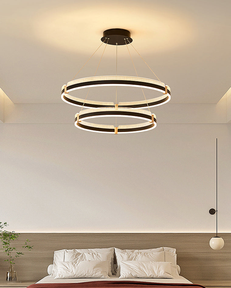 Diff Tiered Circular Led Chandelier-DF2276