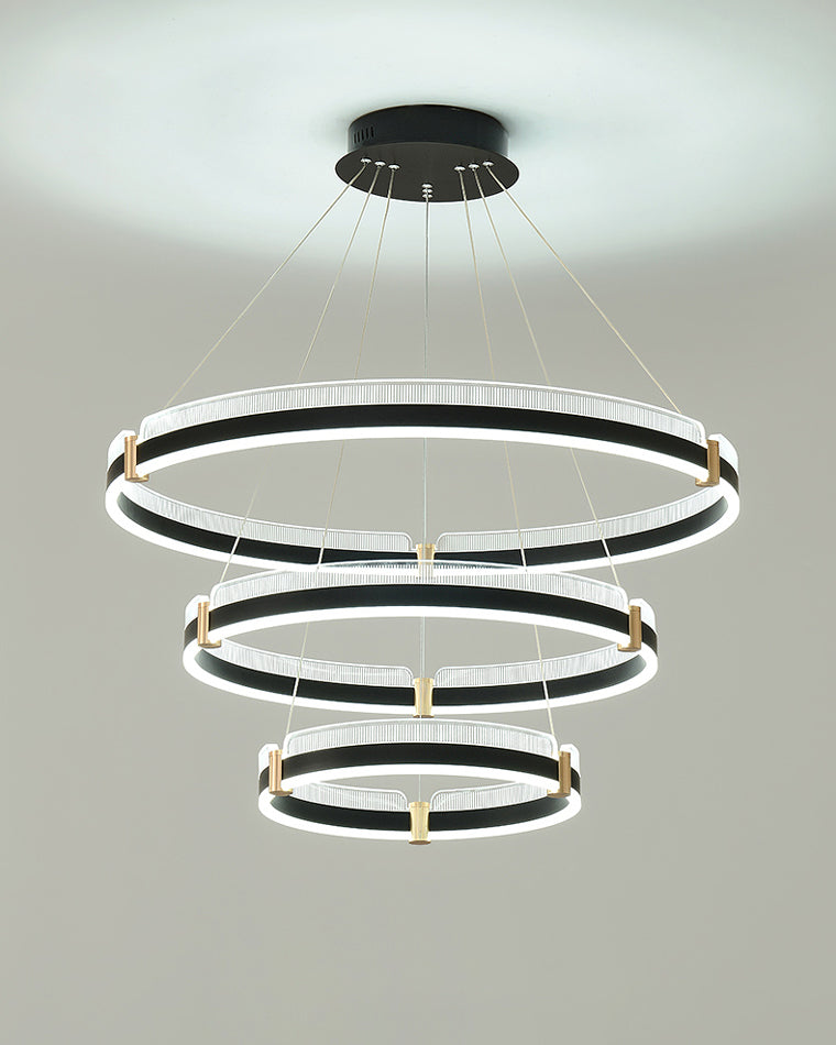 Diff Tiered Circular Led Chandelier-DF2276