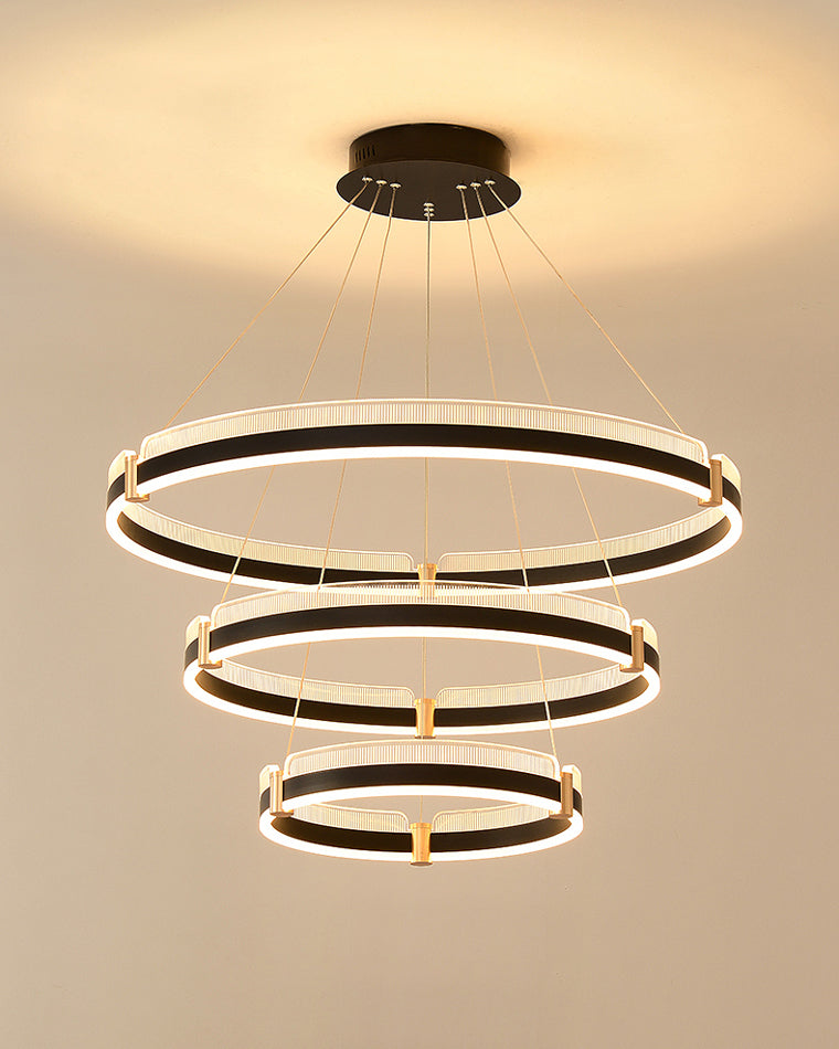 Diff Tiered Circular Led Chandelier-DF2276