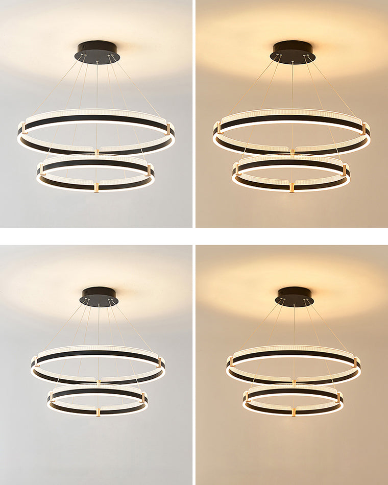 Diff Tiered Circular Led Chandelier-DF2276