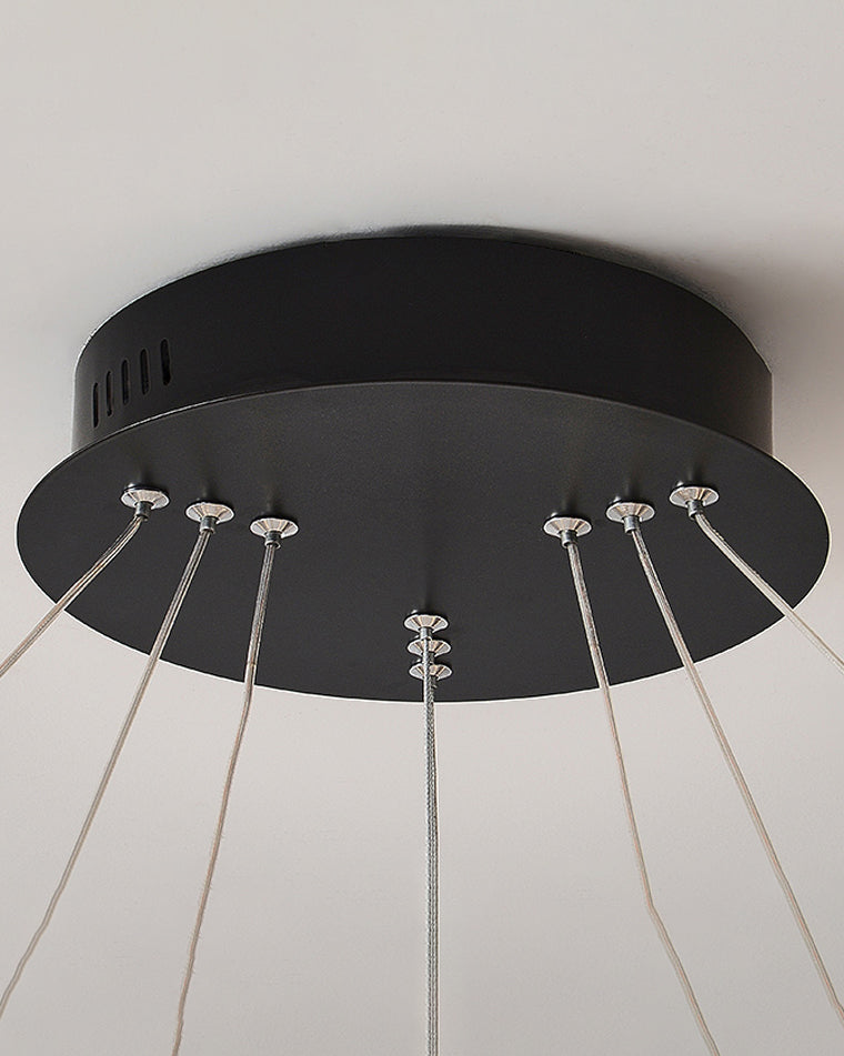 Diff Tiered Circular Led Chandelier-DF2276