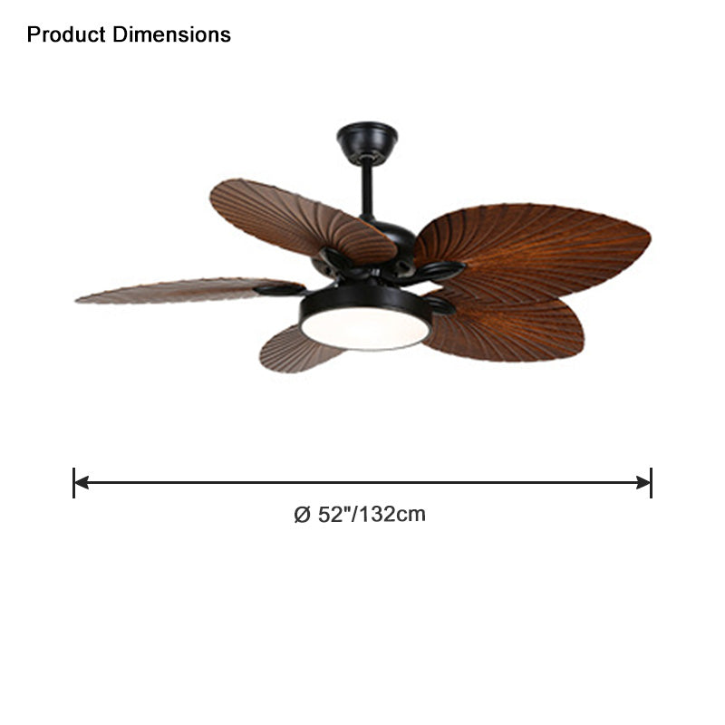 Diff 52" Tropical Nautical Slimline Ceiling Fan Chandelier-DF5025