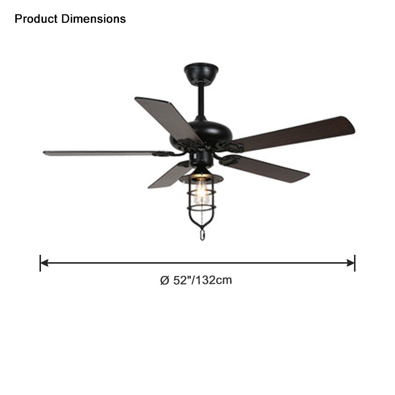 Diff 52" Tropical Nautical Slimline Ceiling Fan Chandelier-DF5025