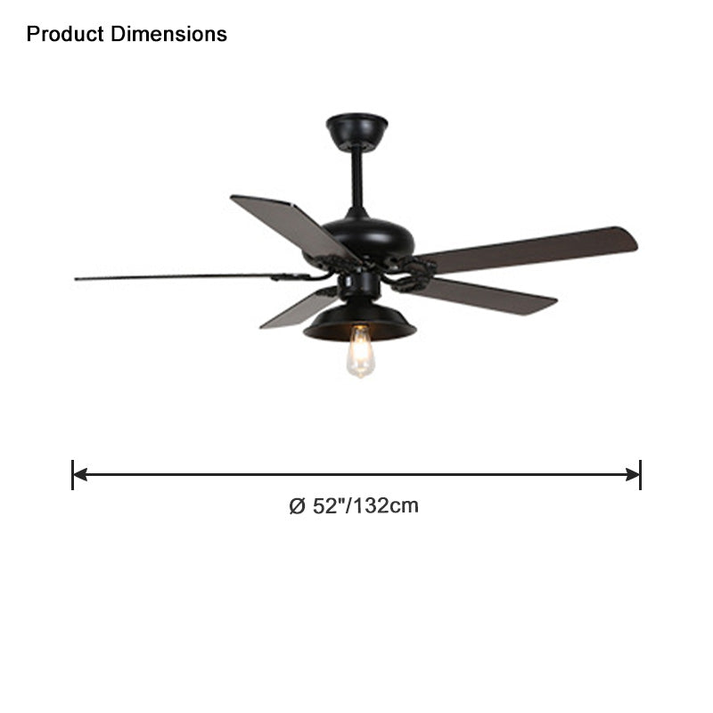 Diff 52" Tropical Nautical Slimline Ceiling Fan Chandelier-DF5025
