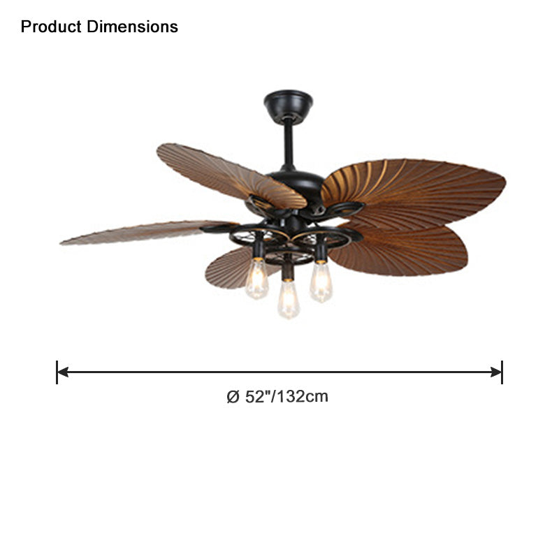 Diff 52" Tropical Nautical Slimline Ceiling Fan Chandelier-DF5025