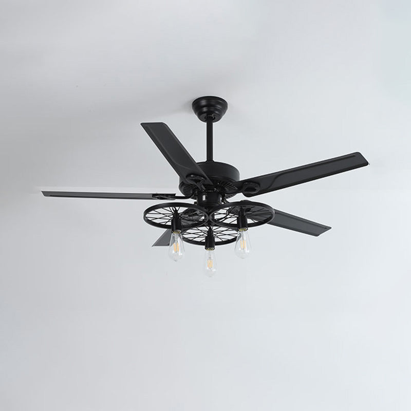 Diff 52" Industrial Ceiling Fan Chandelier-DF5023