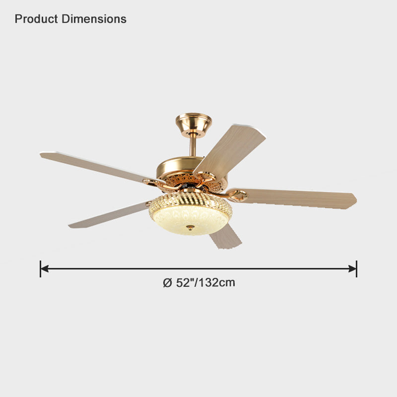 Diff 52" Reversible Slimline Ceiling Fan with Dimmable Light-DF5030